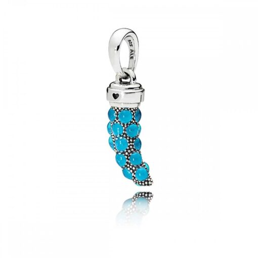 Pandora Charm Pendente Amuleto Turquesa