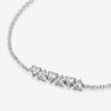 Pulsera de Cadena con Corazones Brillantes