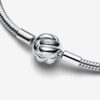 Pulsera de Cadena con Serpiente y Nudo de Amor