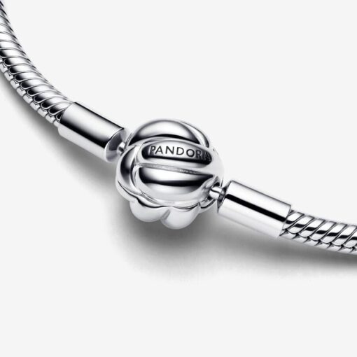 Pulsera de Cadena con Serpiente y Nudo de Amor