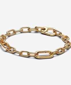 Pulsera de Cadena de Eslabones Pequeños PANDORA ME Oro