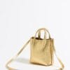 Bolsa Chihuahua Mini Piel Oro