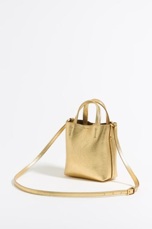 Bolsa Chihuahua Mini Piel Oro