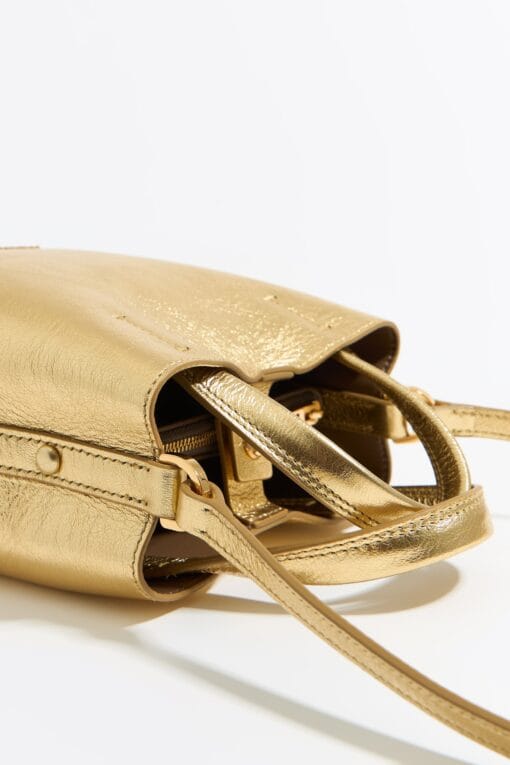 Bolsa Chihuahua Mini Piel Oro
