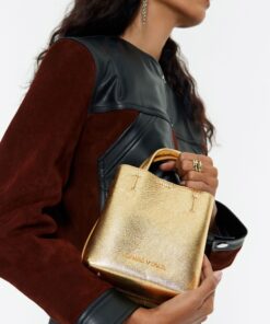 Bolsa Chihuahua Mini Piel Oro