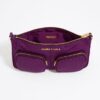 Bolsa Bandolera Pocket Pequeña Nylon Ciruela