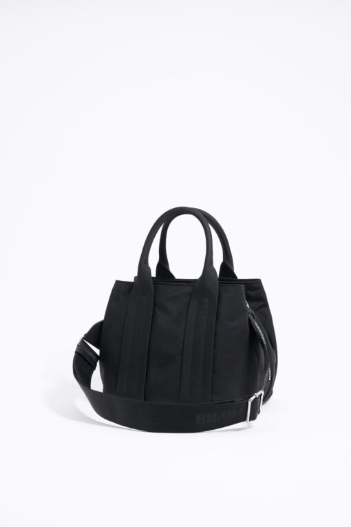 Bolsa de Mano Mediana Nylon Negra
