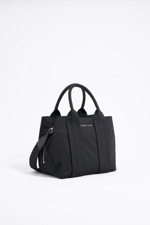 Bolsa de Mano Mediana Nylon Negra