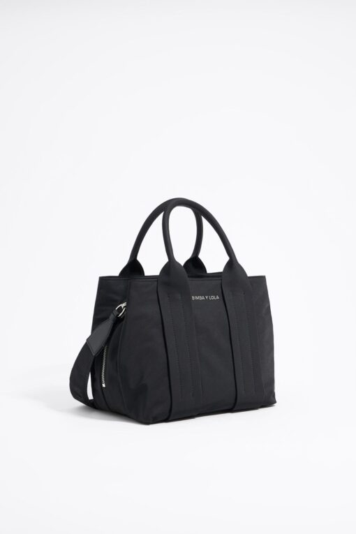 Bolsa de Mano Mediana Nylon Negra