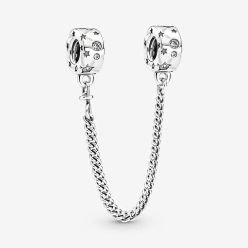 Cadena de Seguridad con Estrellas y Galaxias