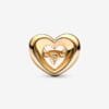 Charm de Corazón con Piedra Flotante