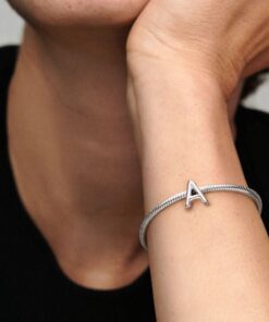 Charm en Plata de Ley Letra A