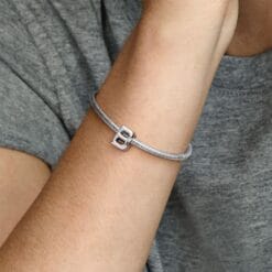 Charm en Plata de Ley Letra B