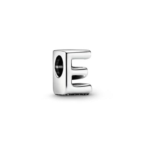 Charm en Plata de Ley Letra E