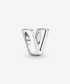 Charm en Plata de Ley Letra V