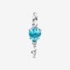 Colgante de Globo de Cristal de Murano Azul