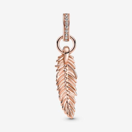 Colgante de Pluma Brillante