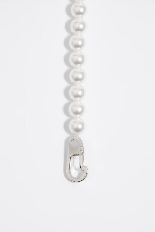 Collar de Perlas y Corazones