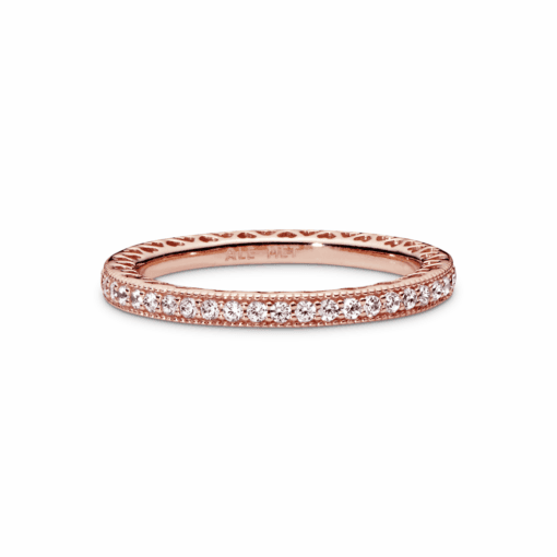 Anillo Corazones Rose Gold