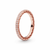 Anillo Corazones Rose Gold