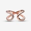 Anillo Abierto Infinity Rose Gold