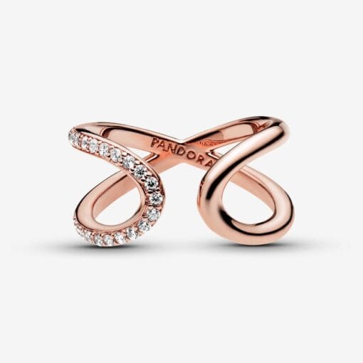 Anillo Abierto Infinity Rose Gold