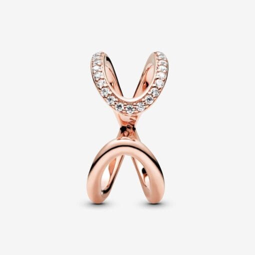 Anillo Abierto Infinity Rose Gold