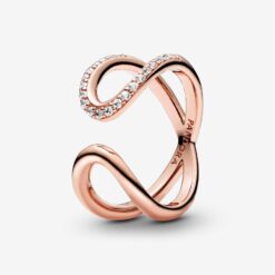 Anillo Abierto Infinity Rose Gold