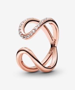 Anillo Abierto Infinity Rose Gold