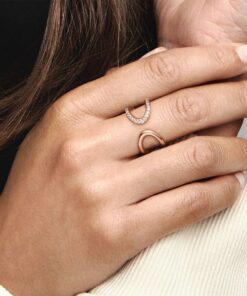 Anillo Abierto Infinity Rose Gold