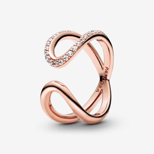 Anillo Abierto Infinity Rose Gold