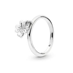 Anillo Colgante De Trébol