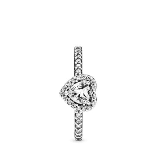Anillo De Corazón Elevado