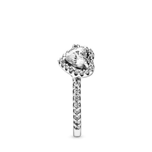 Anillo De Corazón Elevado