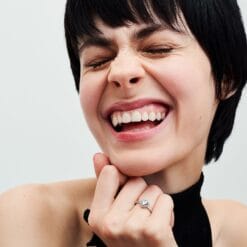 Anillo De Corazón Elevado