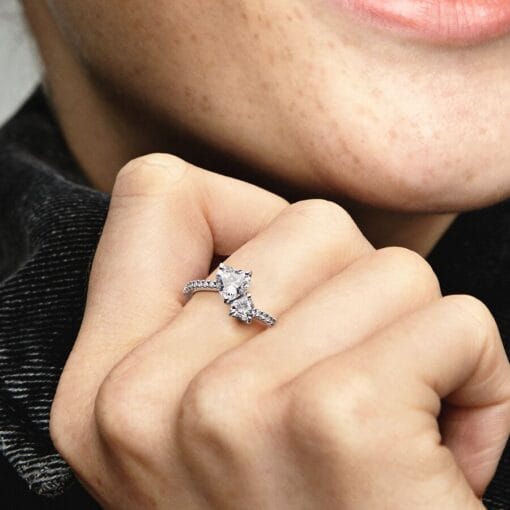 Anillo De Doble Corazón