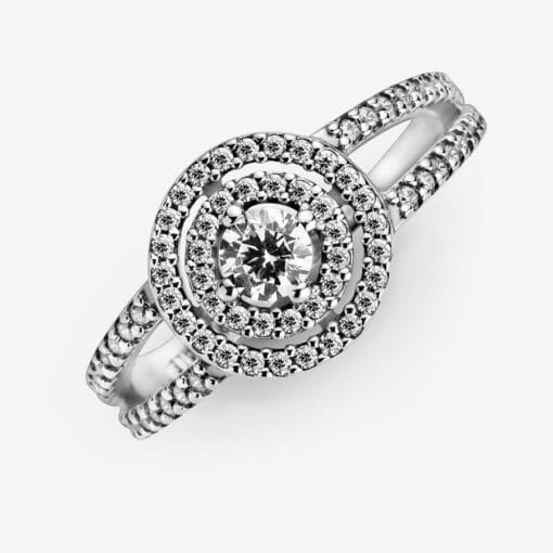 Anillo De Doble Halo