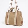 Bolsa Shopper Chihuahua Grande Gabardina Camel
