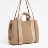 Bolsa Shopper Chihuahua Grande Gabardina Camel