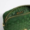 Bolso Bandolera Pequeño Nylon Trenzado Verde