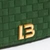 Bolso Bandolera Pequeño Nylon Trenzado Verde