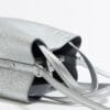 Bolso Chihuahua Pequeño de Piel color Plata