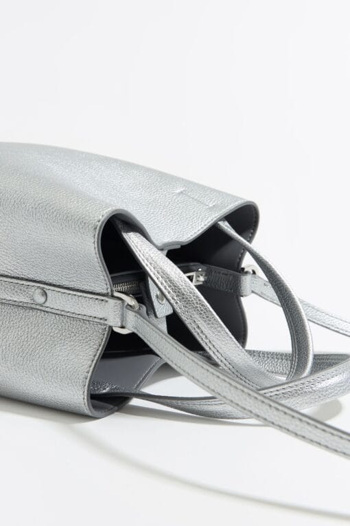 Bolso Chihuahua Pequeño de Piel color Plata