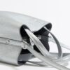 Bolso Chihuahua Pequeño de Piel color Plata
