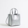 Bolso Chihuahua Pequeño de Piel color Plata