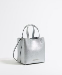 Bolso Chihuahua Pequeño de Piel color Plata