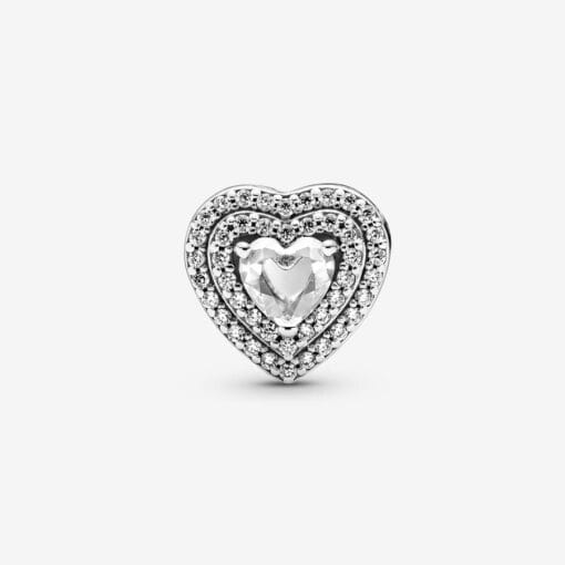 Charm de Corazones Brillantes Nivelados