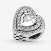 Charm de Corazones Brillantes Nivelados