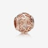 Charm de Corazones Calados Rose Gold
