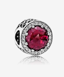 Charm de Corazones Radiantes Color Cereza